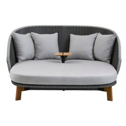 CANE-LINE PEACOCK DAYBED - WEAVE 219