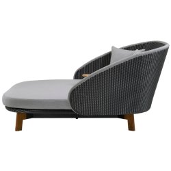 CANE-LINE PEACOCK DAYBED - WEAVE 219