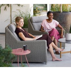 CANE-LINE DIAMOND HIGHBACK STOL - TAUPE WEAVE 95