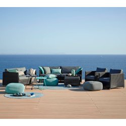 CANE-LINE DIAMOND LOUNGESTOL - GRAPHITE WEAVE 88