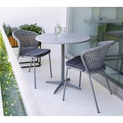 CANE-LINE DROP CAFEBORD - LIGHT GREY ALUMINIUM 73