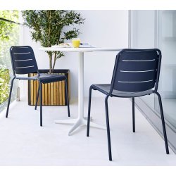 CANE-LINE DROP CAFEBORD - LIGHT GREY ALUMINIUM 73