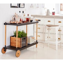 CANE-LINE FRAME SERVERINGSVOGN - TEAK 115