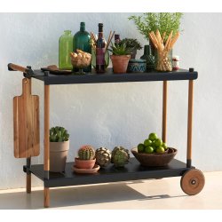 CANE-LINE FRAME SERVERINGSVOGN - TEAK 115