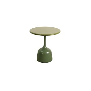 CANE-LINE GLAZE SOFABORD LILLE - OLIVE GREEN ALUMINIUM 45