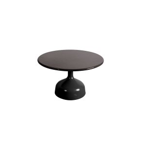 CANE-LINE GLAZE SOFABORD STOR - LAVA GREY ALUMINIUM 39