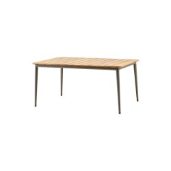 CANE-LINE CORE SPISEBORD/TAUPE - TEAK 160