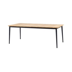 CANE-LINE CORE SPISEBORD/GREY - TEAK 210