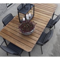 CANE-LINE CORE SPISEBORD/TAUPE - TEAK 210