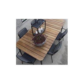 CANE-LINE CORE SPISEBORD/GREY - TEAK 274