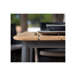 CANE-LINE CORE SPISEBORD/GREY - TEAK 274