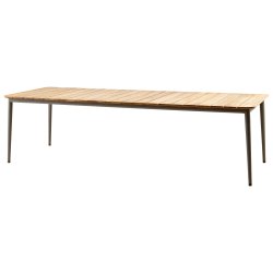 CANE-LINE CORE SPISEBORD/TAUPE - TEAK 274