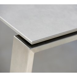 CANE-LINE EDGE SPISEBORD M/ TILLGSPLADER - STAINLESS STEEL 210