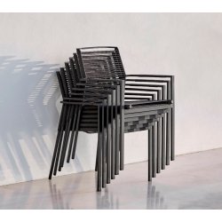 CANE-LINE EDGE STOL M/ARMLN - ANTHRACITE 83