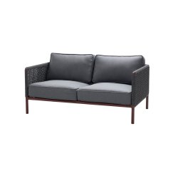 CANE-LINE ENCORE 2-PERS/SOFA - BORDEAUX 161
