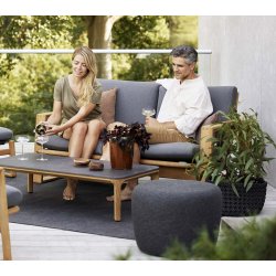 CANE-LINE ENDLESS SOFT 2-PERS/SOFA - TEAK 162