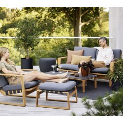 CANE-LINE ENDLESS SOFT 2-PERS/SOFA - TEAK 162