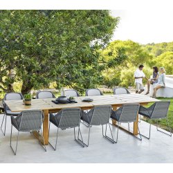 CANE-LINE ENDLESS SPISEBORD - TEAK 332