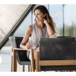 CANE-LINE ENDLESS STOL - TEAK 82