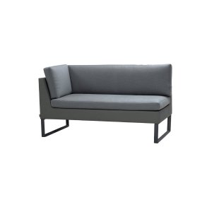 CANE-LINE FLEX 2-PERS. SOFA HJRE MODUL - GREY 154