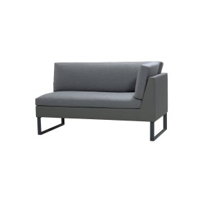 CANE-LINE FLEX 2-PERS. SOFA, VENSTRE MODUL - GREY 154