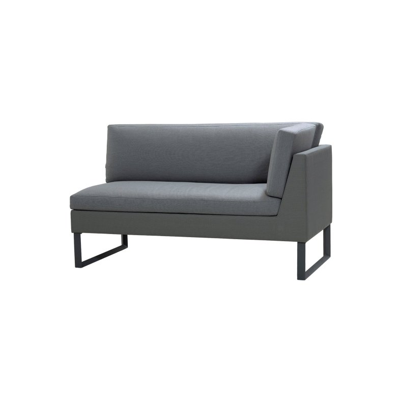 CANE-LINE FLEX 2-PERS. SOFA, VENSTRE MODUL - GREY 154