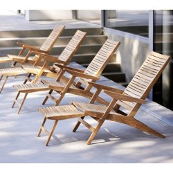 CANE-LINE FLIP DKSTOL - TEAK 150