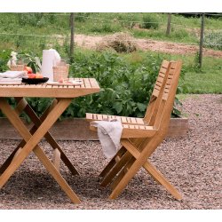 CANE-LINE FLIP FOLDESTOL - TEAK 85