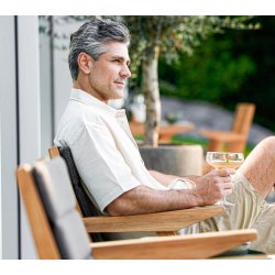 CANE-LINE FLIP LOUNGESTOL - TEAK 78