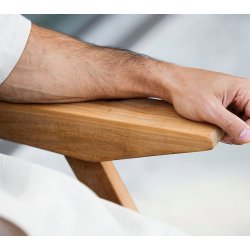 CANE-LINE FLIP LOUNGESTOL - TEAK 78