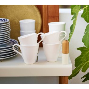 CANE-LINE FRAME REOL SYSTEM HJ - WHITE ALUMINIUM/TEAK 100