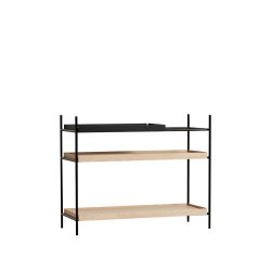 WOUD TRAY REOL LAV EGETR/SORT - 100