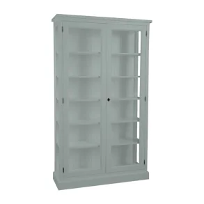 LIVINGOODIES H�J VITRINSKAB HONFLEUR GR�N - 120