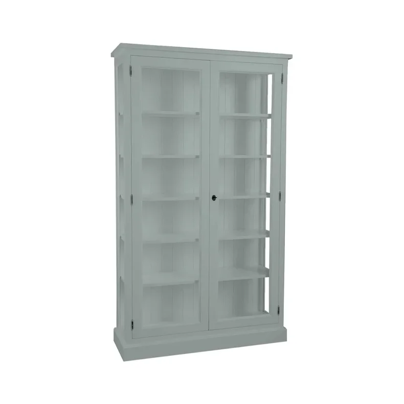 LIVINGOODIES H�J VITRINSKAB HONFLEUR GR�N - 120
