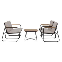 BLOOMINGVILLE HAMPTON SOFABORD BRUN - 90 