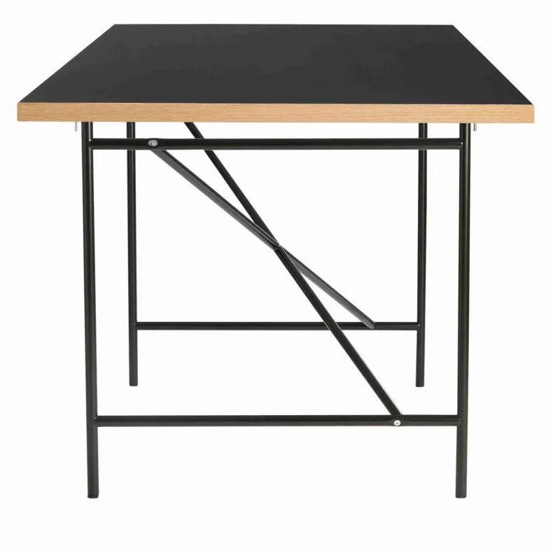 EIERMANN1 DESK BLACK TABLETOP/BLACK FRAME PLEASE WAIT TO BE SEATED - 120