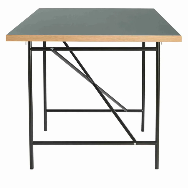 EIERMANN1 DESK DARK GREY TABLETOP/BLACK FRAME PLEASE WAIT TO BE SEATED - 120