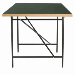 EIERMANN1 DESK CEDAR GREEN TABLETOP/BLACK FRAME PLEASE WAIT TO BE SEATED - 120