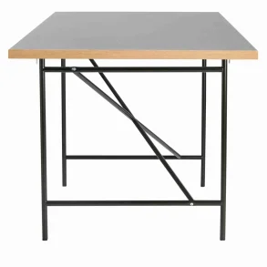 EIERMANN1 DESK GREY TABLETOP/BLACK FRAME PLEASE WAIT TO BE SEATED - 120