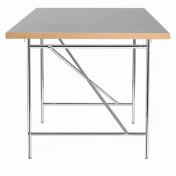 EIERMANN1 DESK GREY TABLETOP/CHROME FRAME PLEASE WAIT TO BE SEATED - 120