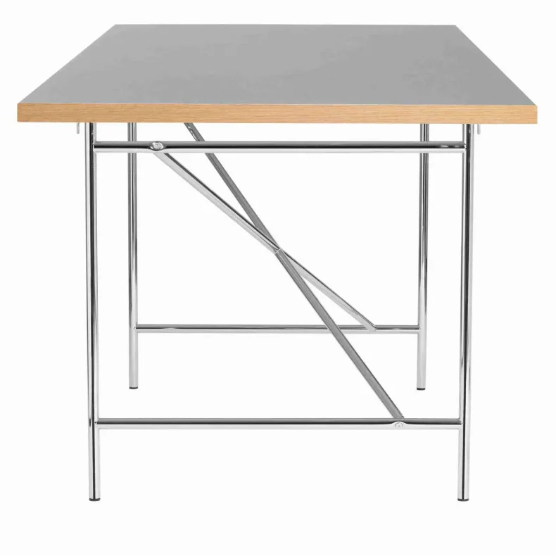 EIERMANN1 DESK GREY TABLETOP/CHROME FRAME PLEASE WAIT TO BE SEATED - 120
