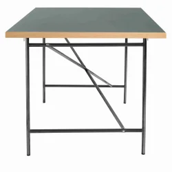 EIERMANN1 DESK DARK GREY TABLETOP/LACQUERED STEEL FRAME PLEASE WAIT TO BE SEATED - 120
