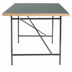 EIERMANN1 DESK DARK GREY TABLETOP/LACQUERED STEEL FRAME PLEASE WAIT TO BE SEATED - 120