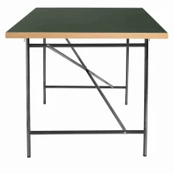 EIERMANN1 DESK CEDAR GREEN TABLETOP/LACQUERED STEEL FRAME PLEASE WAIT TO BE SEATED - 120