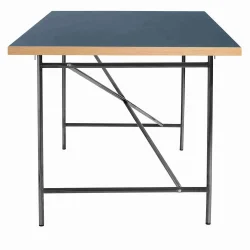 EIERMANN1 DESK DARK BLUE TABLETOP/LACQUERED STEEL FRAME PLEASE WAIT TO BE SEATED - 120