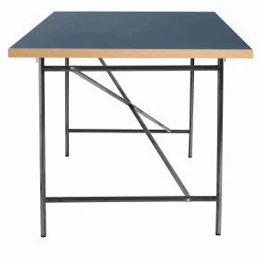 EIERMANN1 DESK DARK BLUE TABLETOP/LACQUERED STEEL FRAME PLEASE WAIT TO BE SEATED - 120