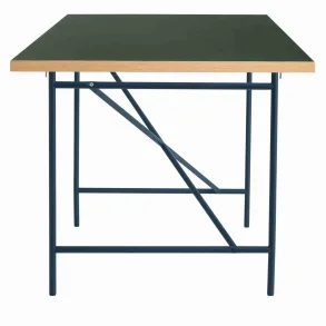 EIERMANN1 DESK CEDAR GREEN TABLETOP/NAVY BLUE FRAME PLEASE WAIT TO BE SEATED - 120