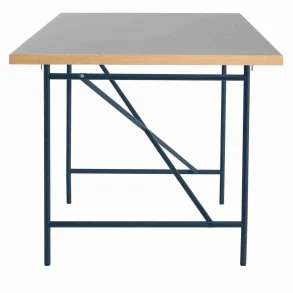 EIERMANN1 DESK GREY TABLETOP/NAVY BLUE FRAME PLEASE WAIT TO BE SEATED - 120