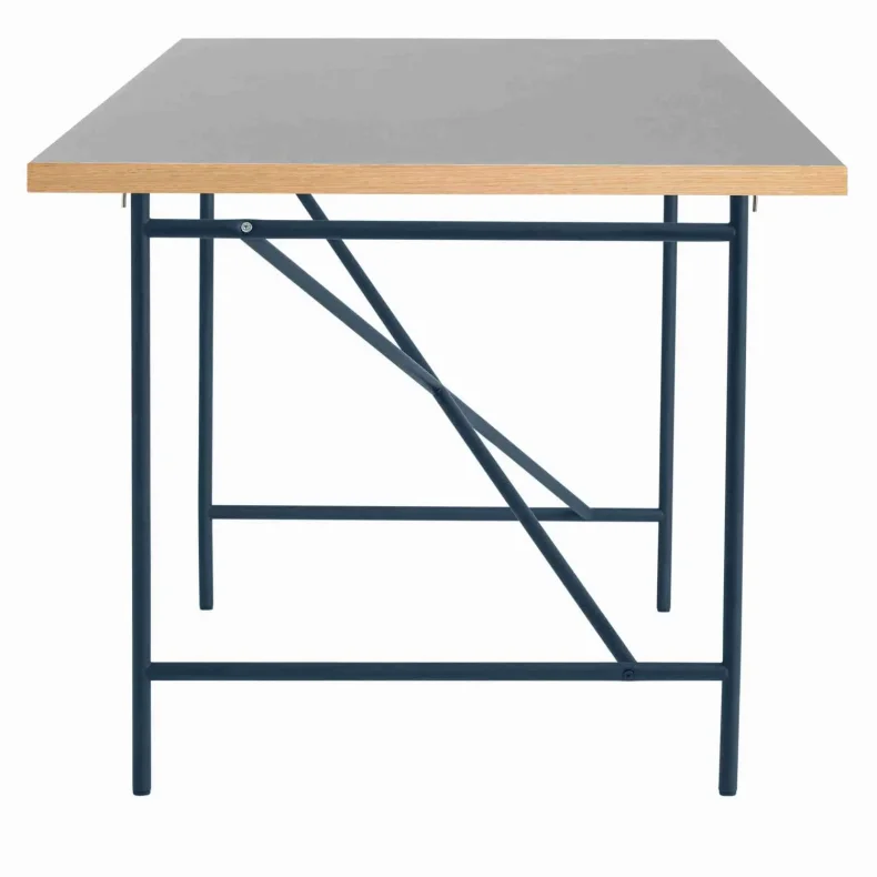 EIERMANN1 DESK GREY TABLETOP/NAVY BLUE FRAME PLEASE WAIT TO BE SEATED - 120