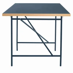 EIERMANN1 DESK DARK BLUE TABLETOP/NAVY BLUE FRAME PLEASE WAIT TO BE SEATED - 120